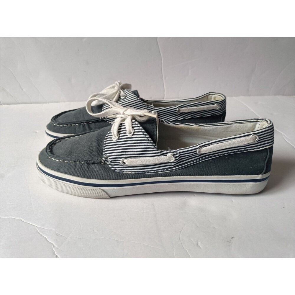 Dexter Loafers Boat Shoes Women’s Size 9 Blue White Striped Low Top Lace Up